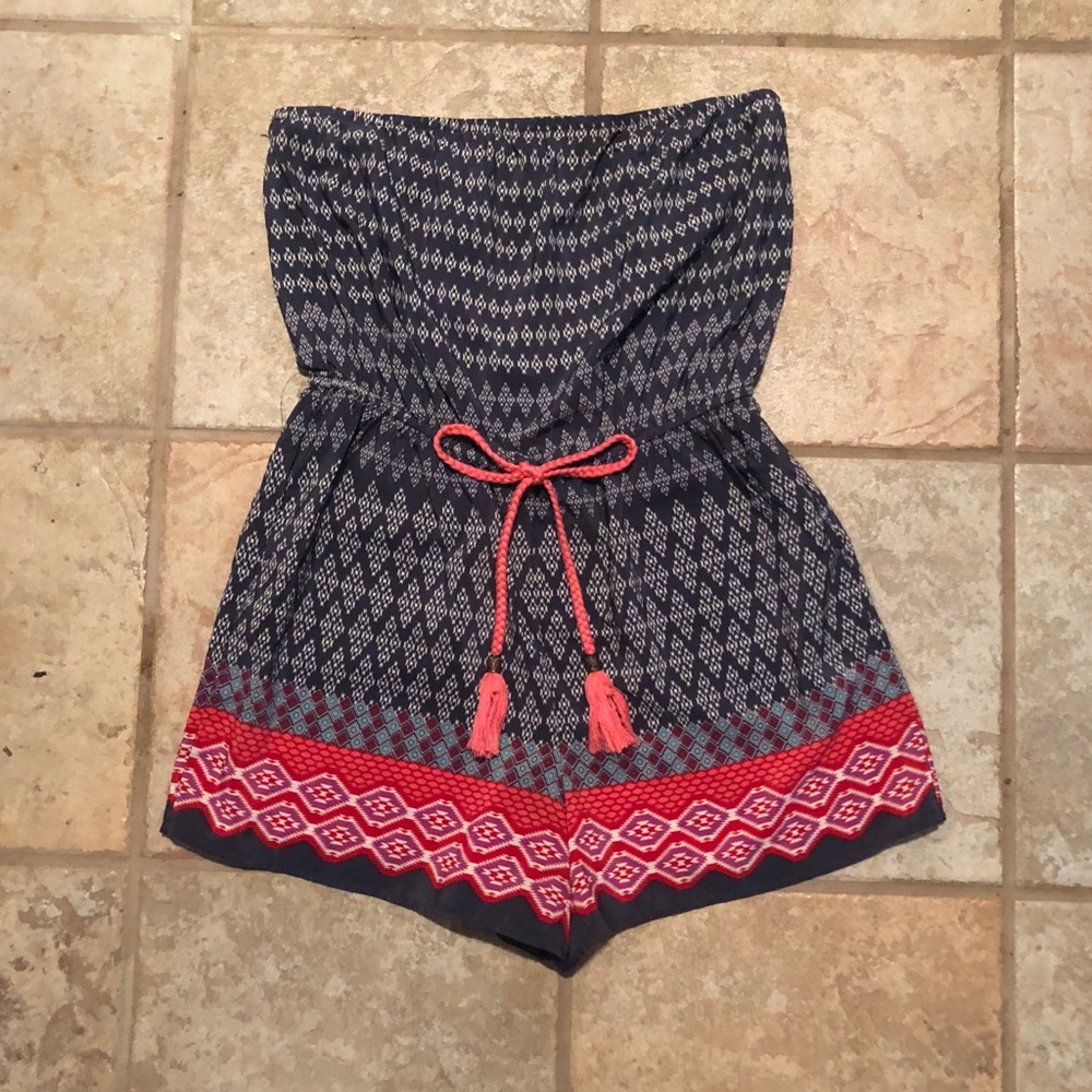 Strapless Romper